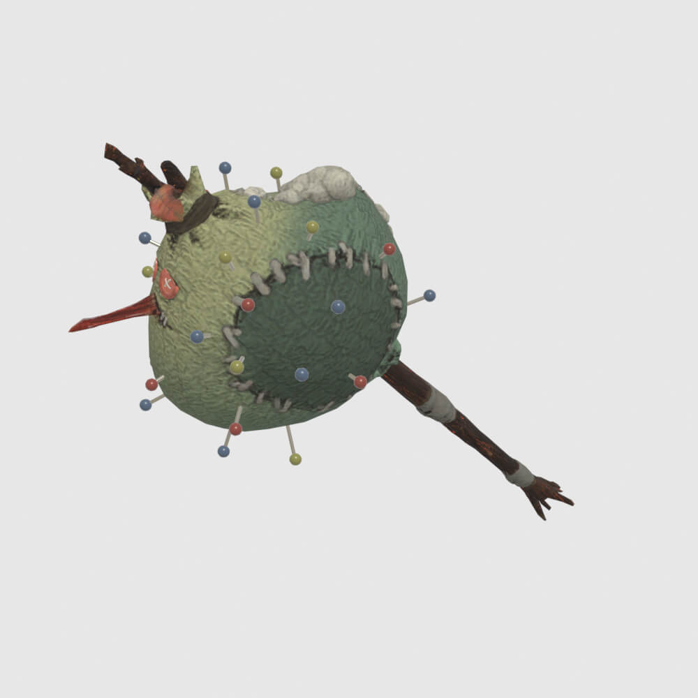 Bristly Inferno - Monster Hunter World 3D Model