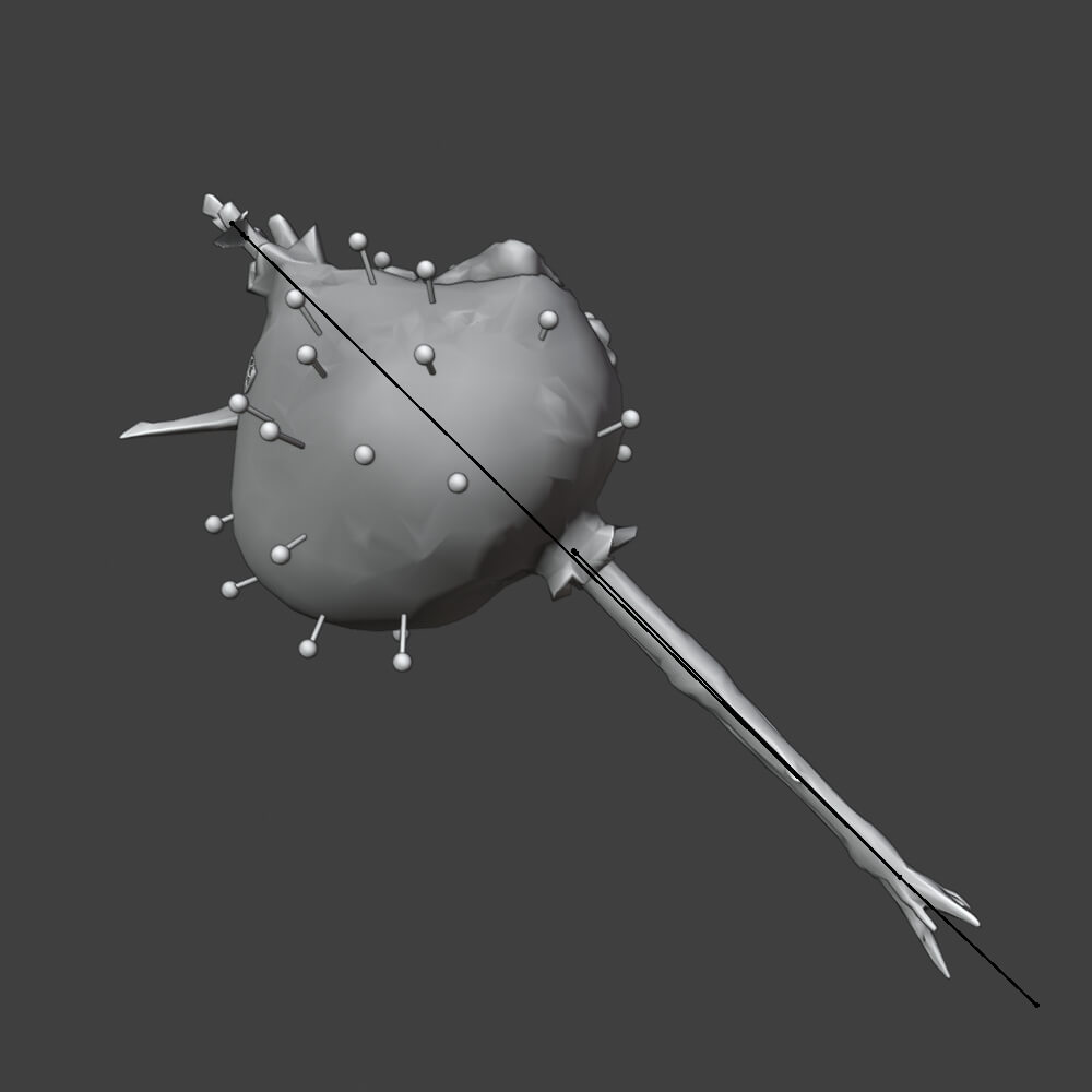 Bristly Inferno - Monster Hunter World 3D Model