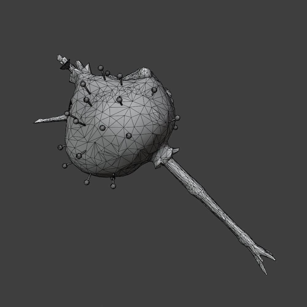 Bristly Inferno - Monster Hunter World 3D Model