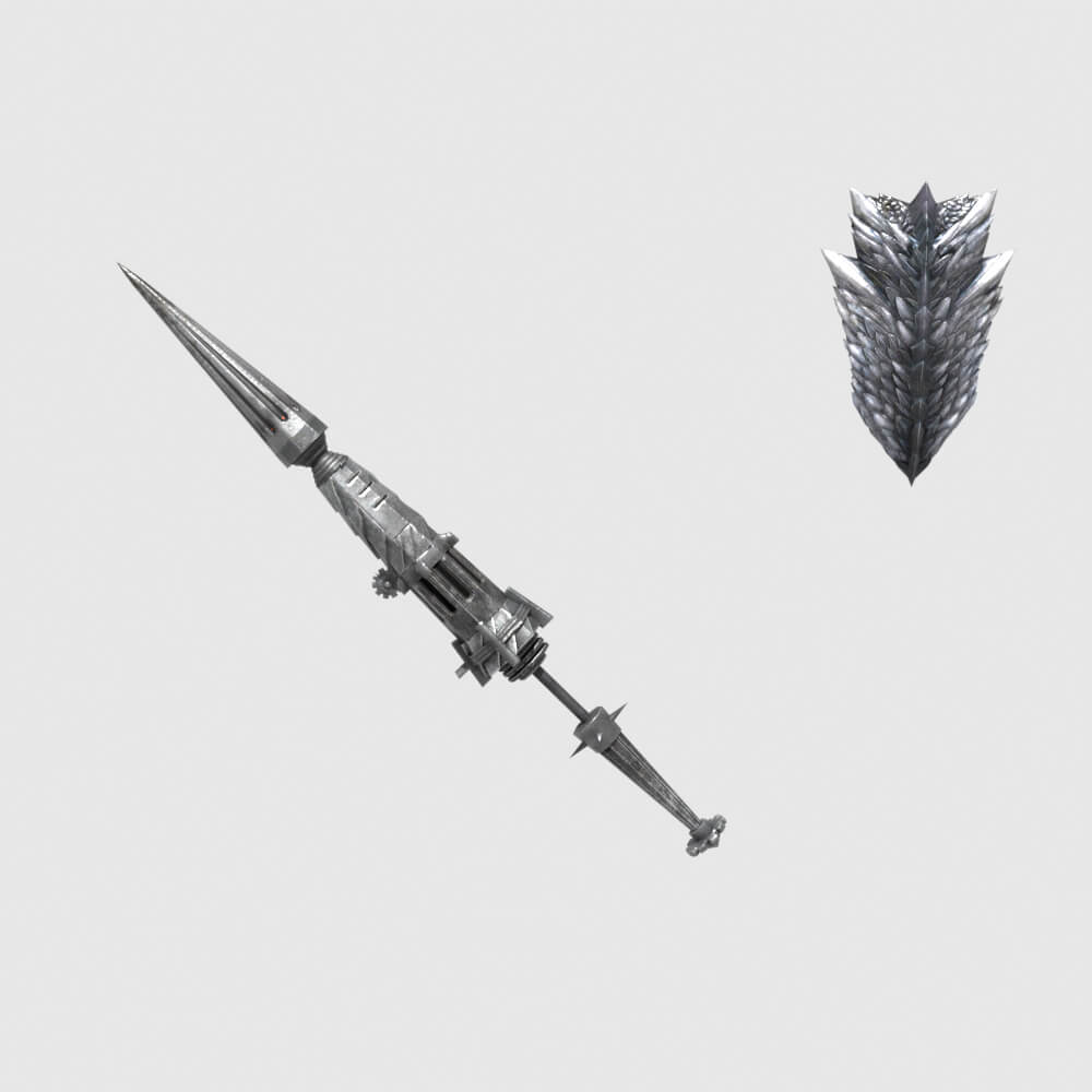 Chariot Gun - Monster Hunter World 3D Model