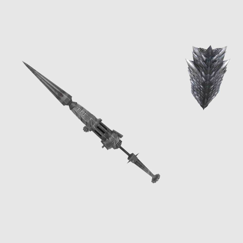 Chariot Gun - Monster Hunter World 3D Model