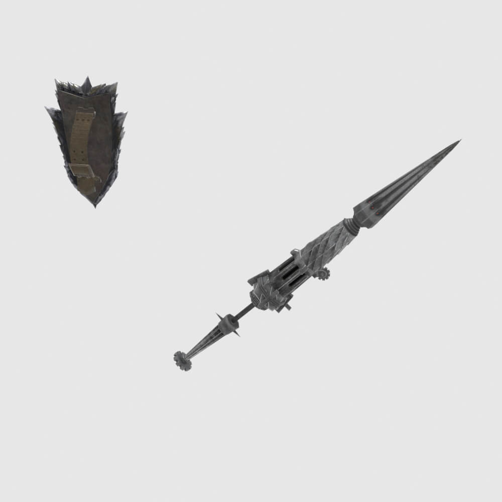 Chariot Gun - Monster Hunter World 3D Model