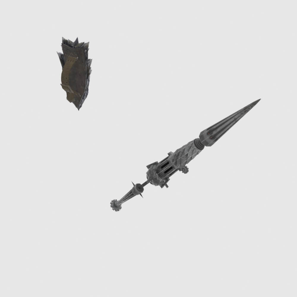 Chariot Gun - Monster Hunter World 3D Model