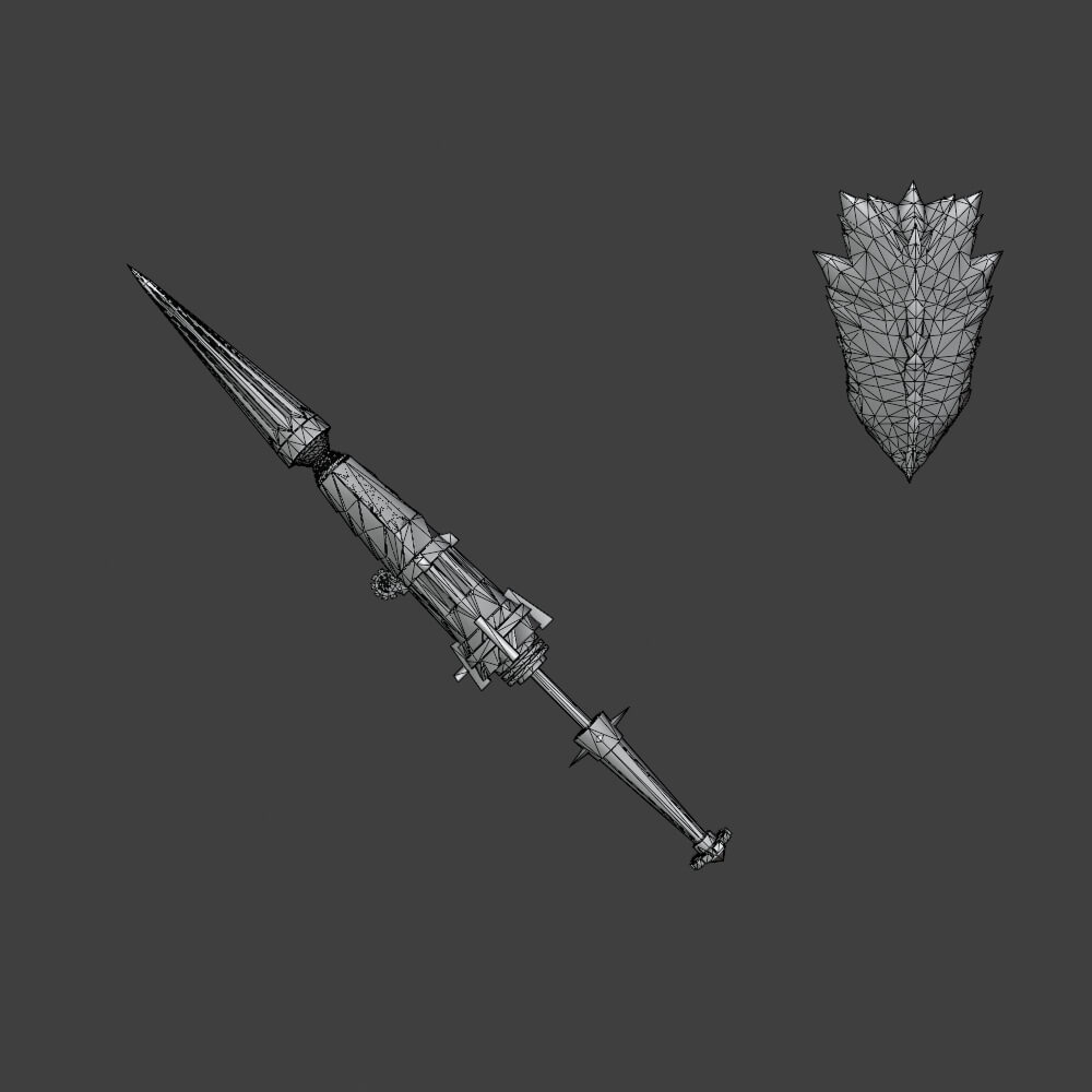 Chariot Gun - Monster Hunter World 3D Model