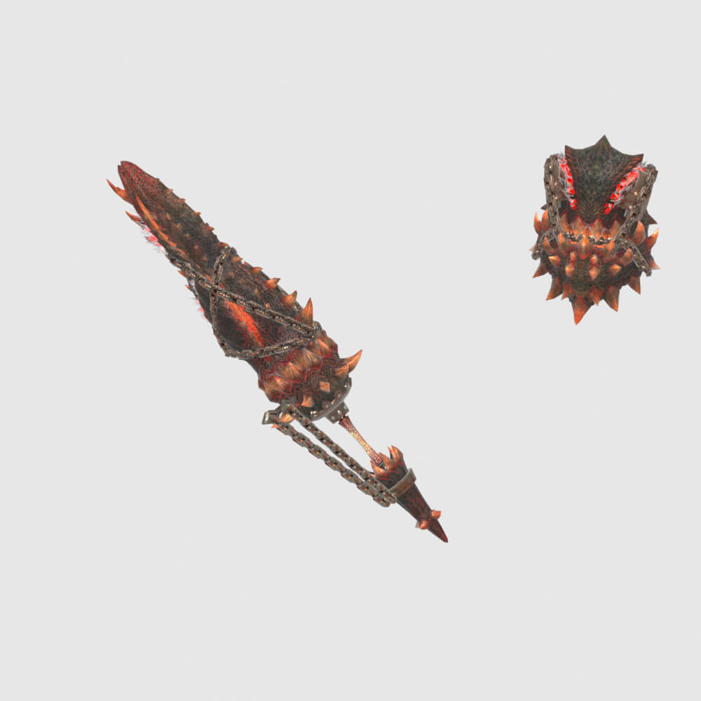 Consummate Gunlance - Monster Hunter World 3D Model