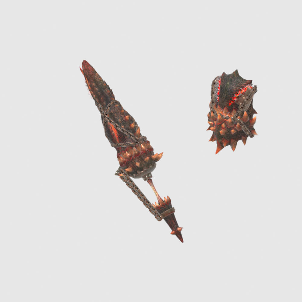 Consummate Gunlance - Monster Hunter World 3D Model