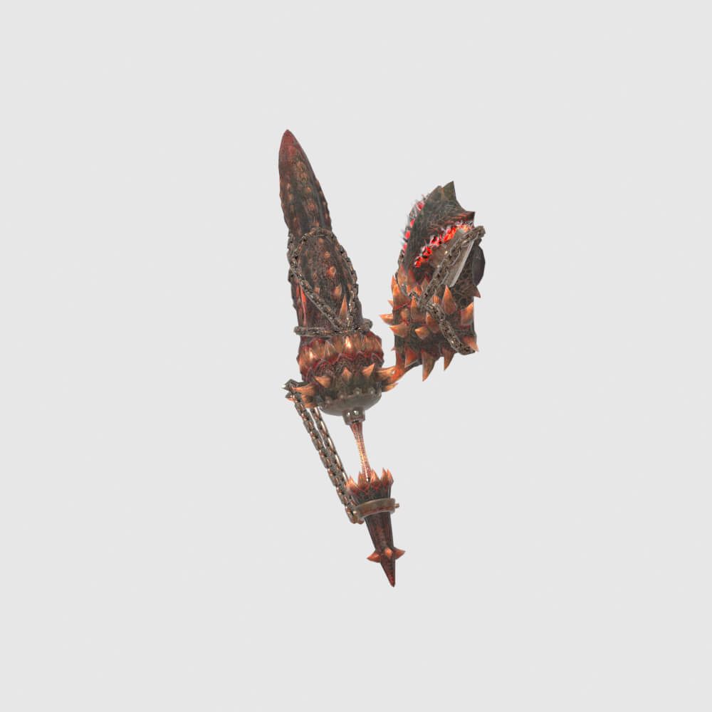 Consummate Gunlance - Monster Hunter World 3D Model
