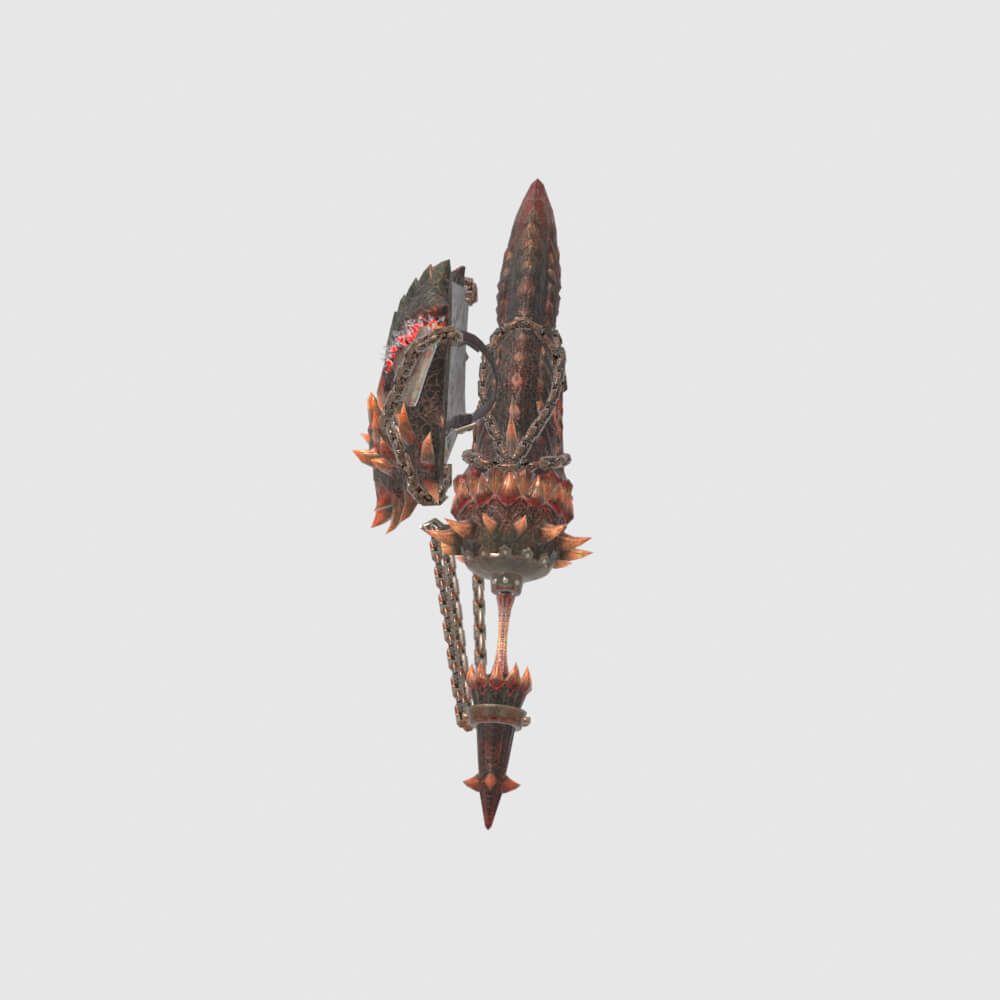 Consummate Gunlance - Monster Hunter World 3D Model