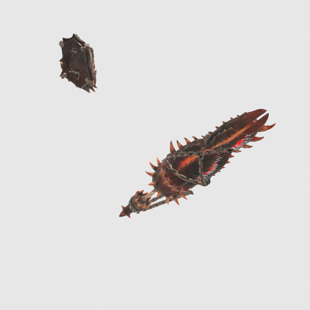 Consummate Gunlance - Monster Hunter World 3D Model