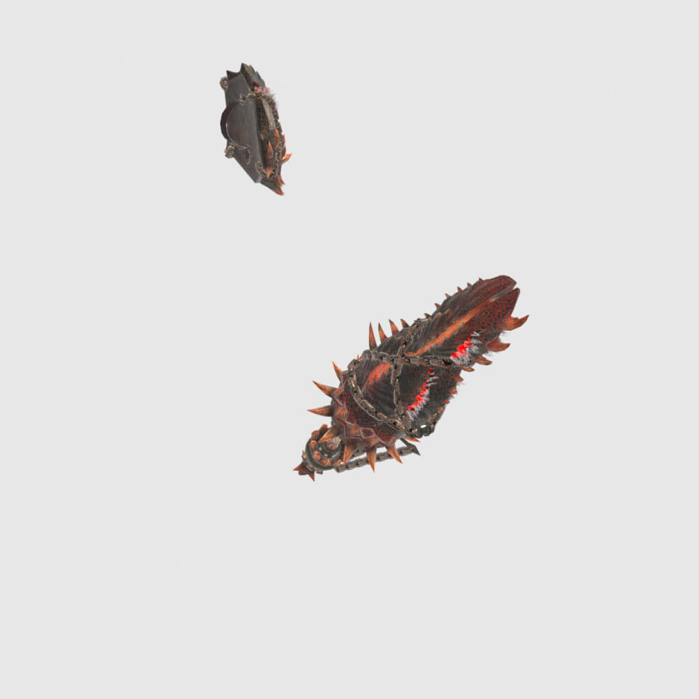 Consummate Gunlance - Monster Hunter World 3D Model