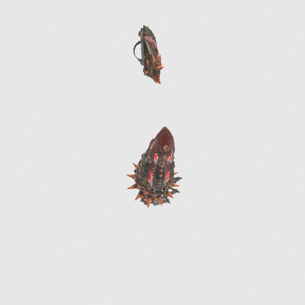 Consummate Gunlance - Monster Hunter World 3D Model
