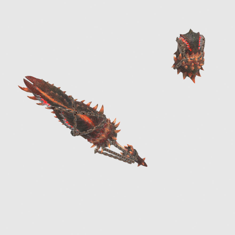 Consummate Gunlance - Monster Hunter World 3D Model