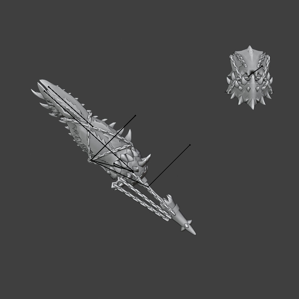 Consummate Gunlance - Monster Hunter World 3D Model