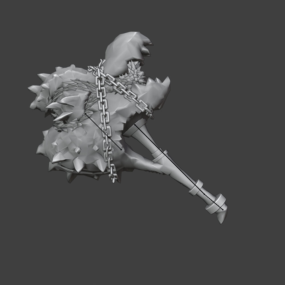 Consummate Hammer - Monster Hunter World 3D Model