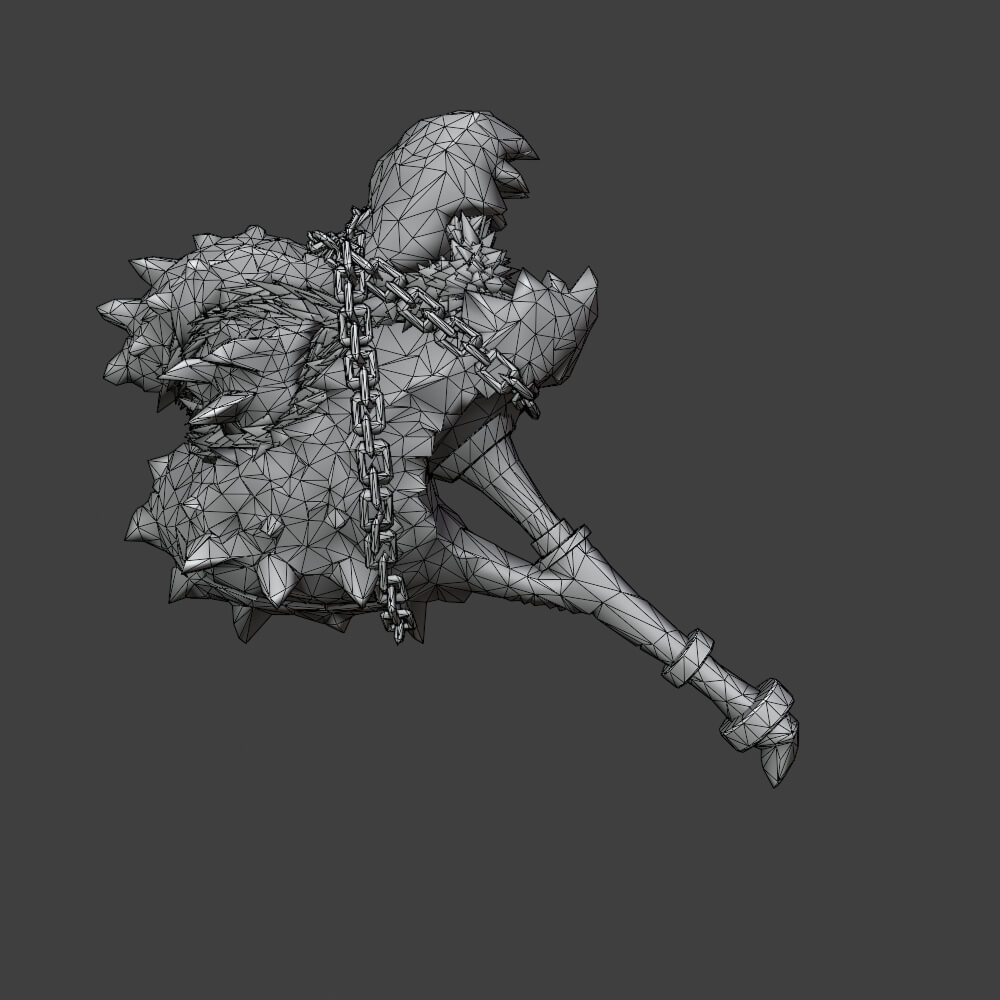 Consummate Hammer - Monster Hunter World 3D Model