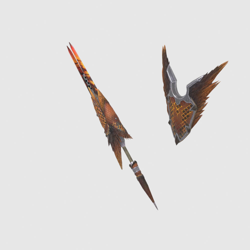 Crimson Hornet - Monster Hunter World 3D Model