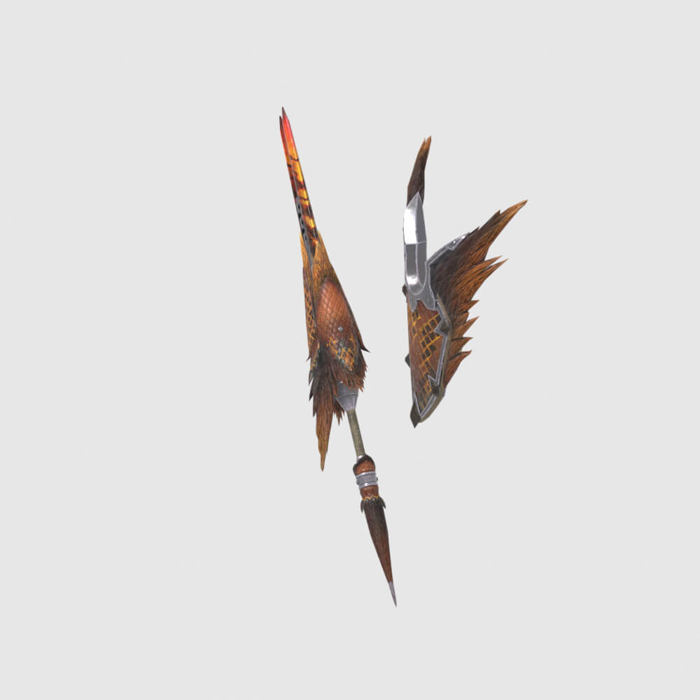 Crimson Hornet - Monster Hunter World 3D Model