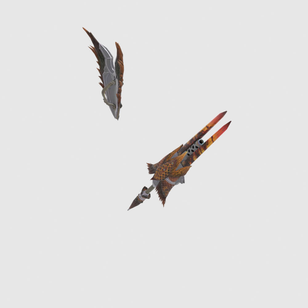 Crimson Hornet - Monster Hunter World 3D Model