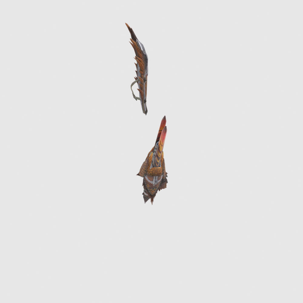 Crimson Hornet - Monster Hunter World 3D Model