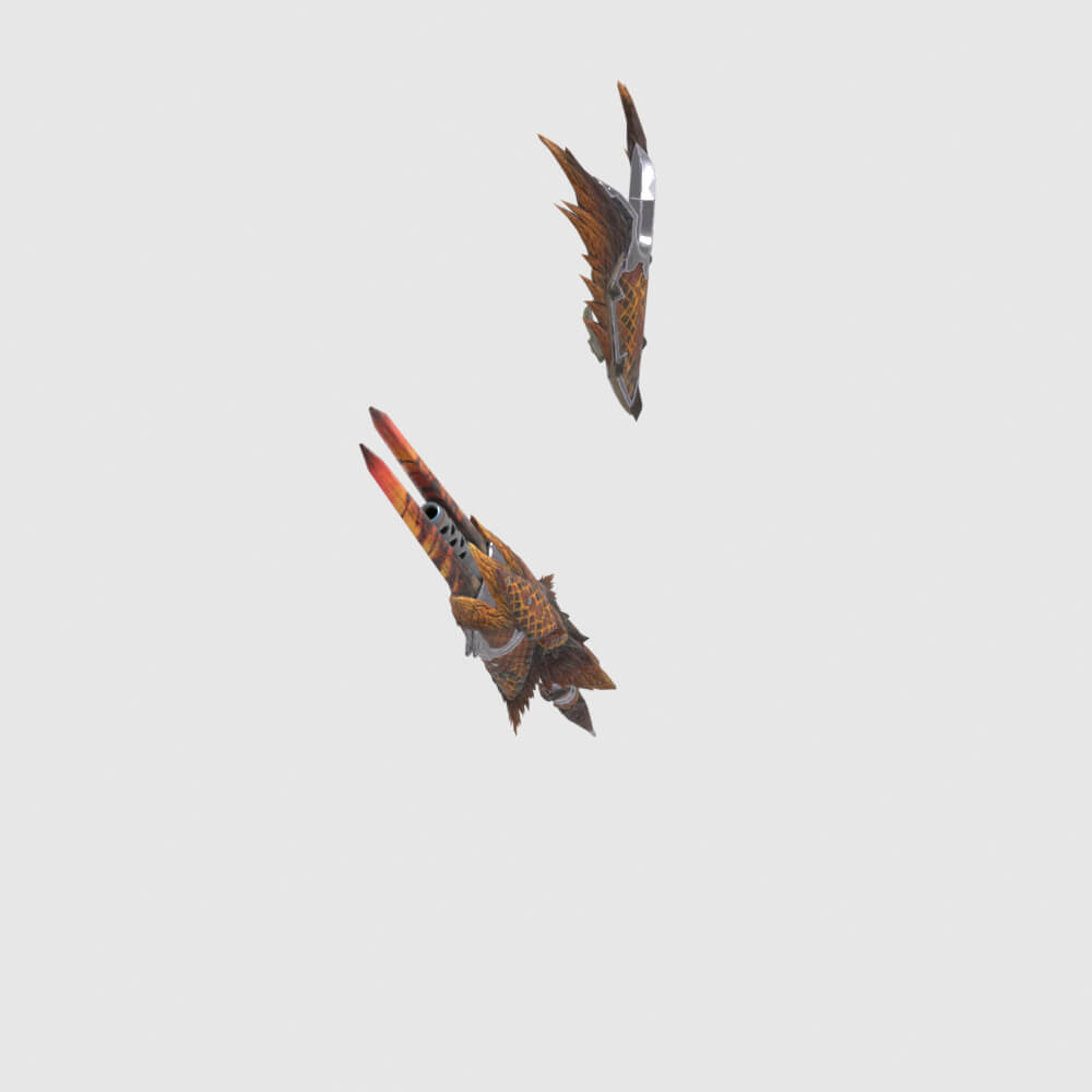 Crimson Hornet - Monster Hunter World 3D Model