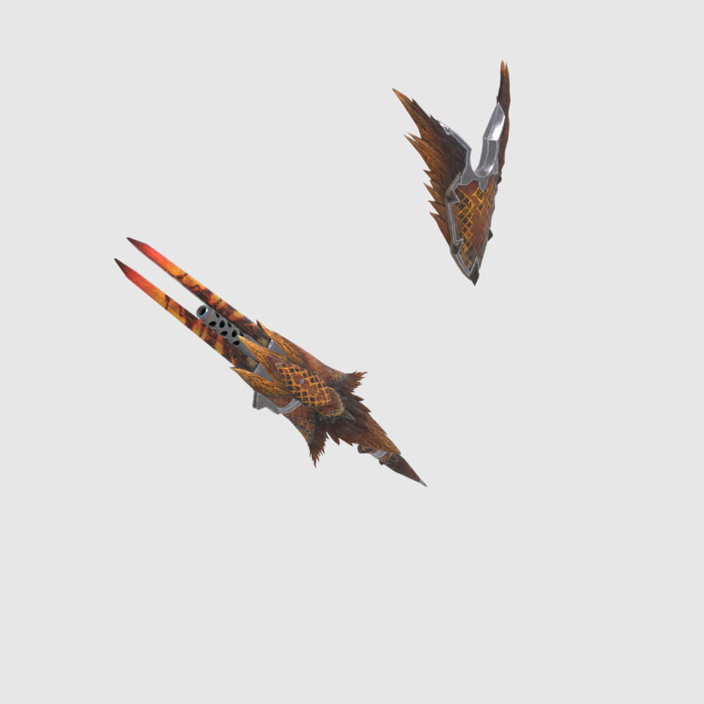 Crimson Hornet - Monster Hunter World 3D Model
