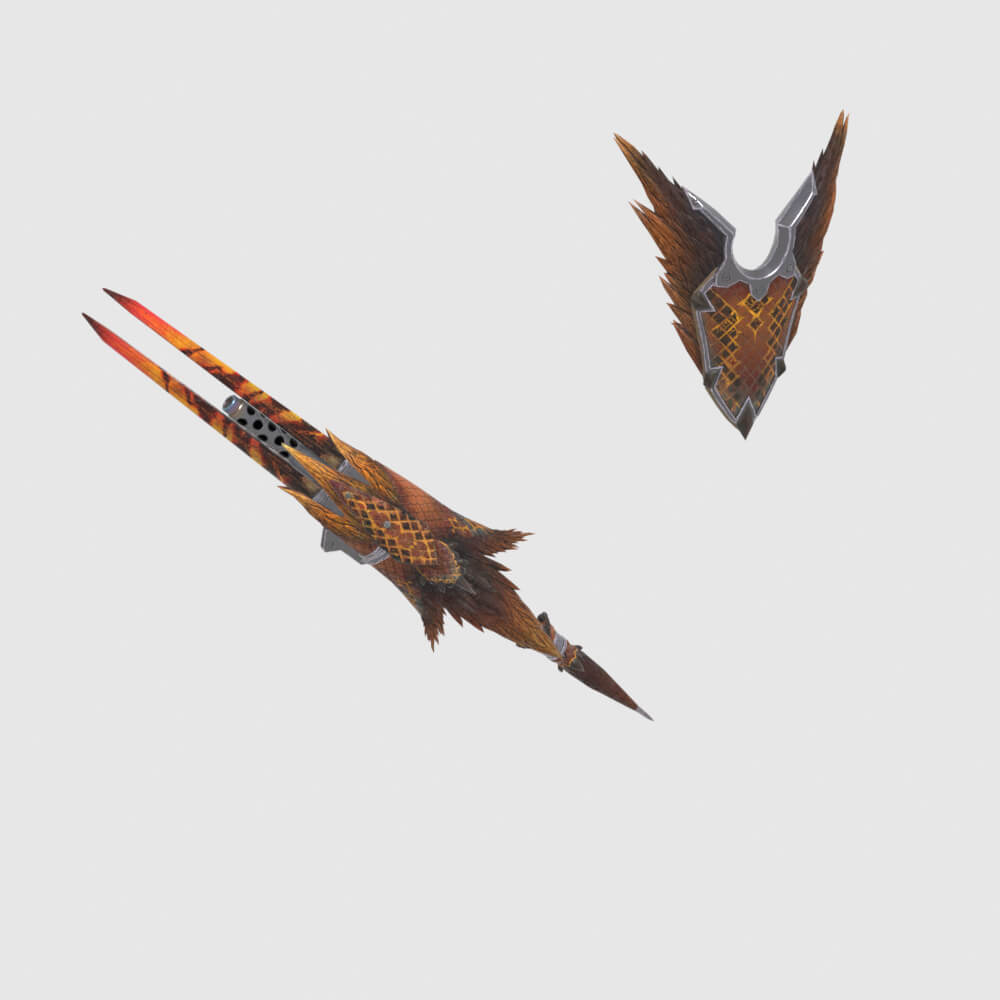 Crimson Hornet - Monster Hunter World 3D Model