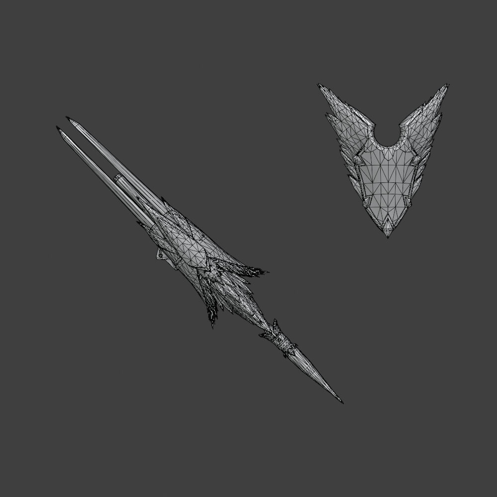 Crimson Hornet - Monster Hunter World 3D Model