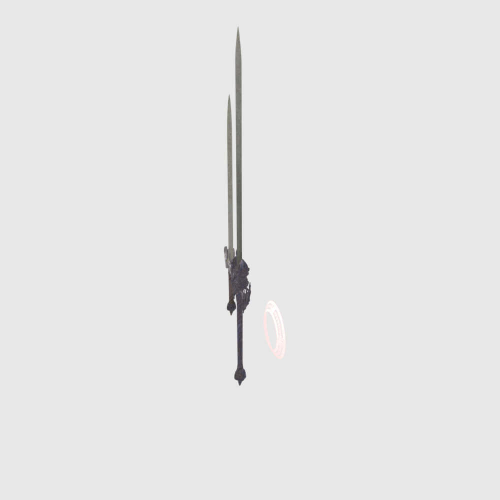 Dantes Devil Sword - Monster Hunter World 3D Model