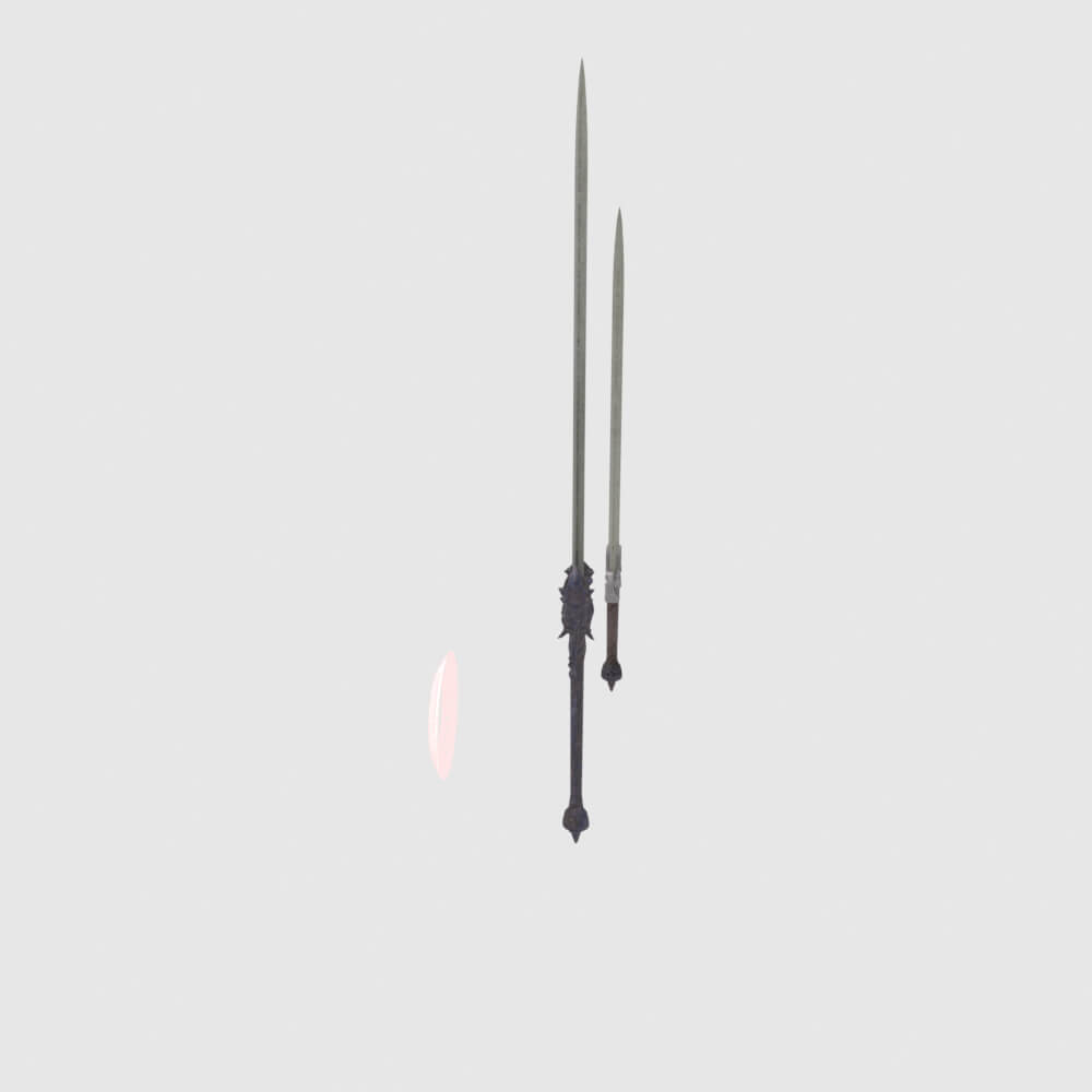 Dantes Devil Sword - Monster Hunter World 3D Model