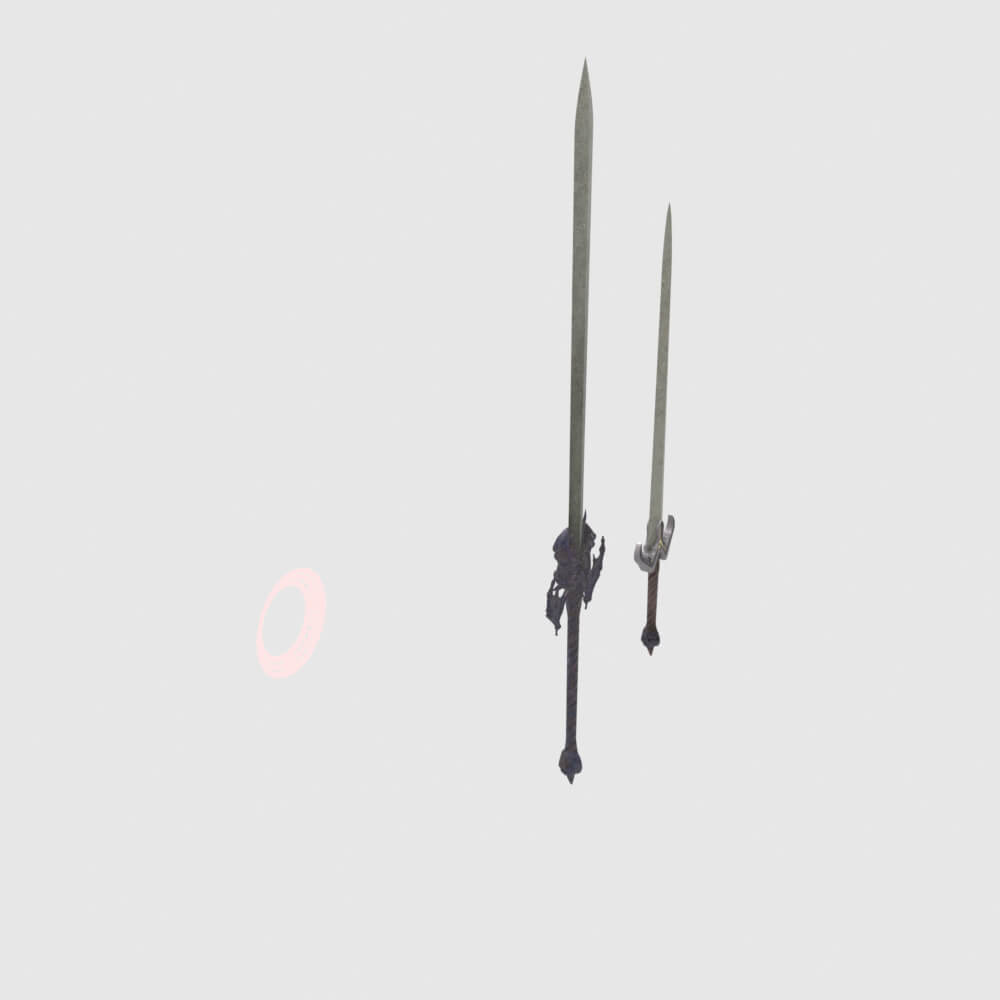 Dantes Devil Sword - Monster Hunter World 3D Model