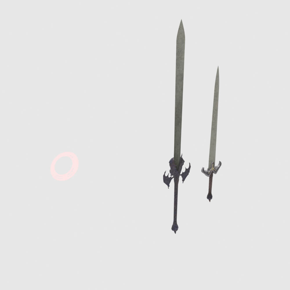 Dantes Devil Sword - Monster Hunter World 3D Model