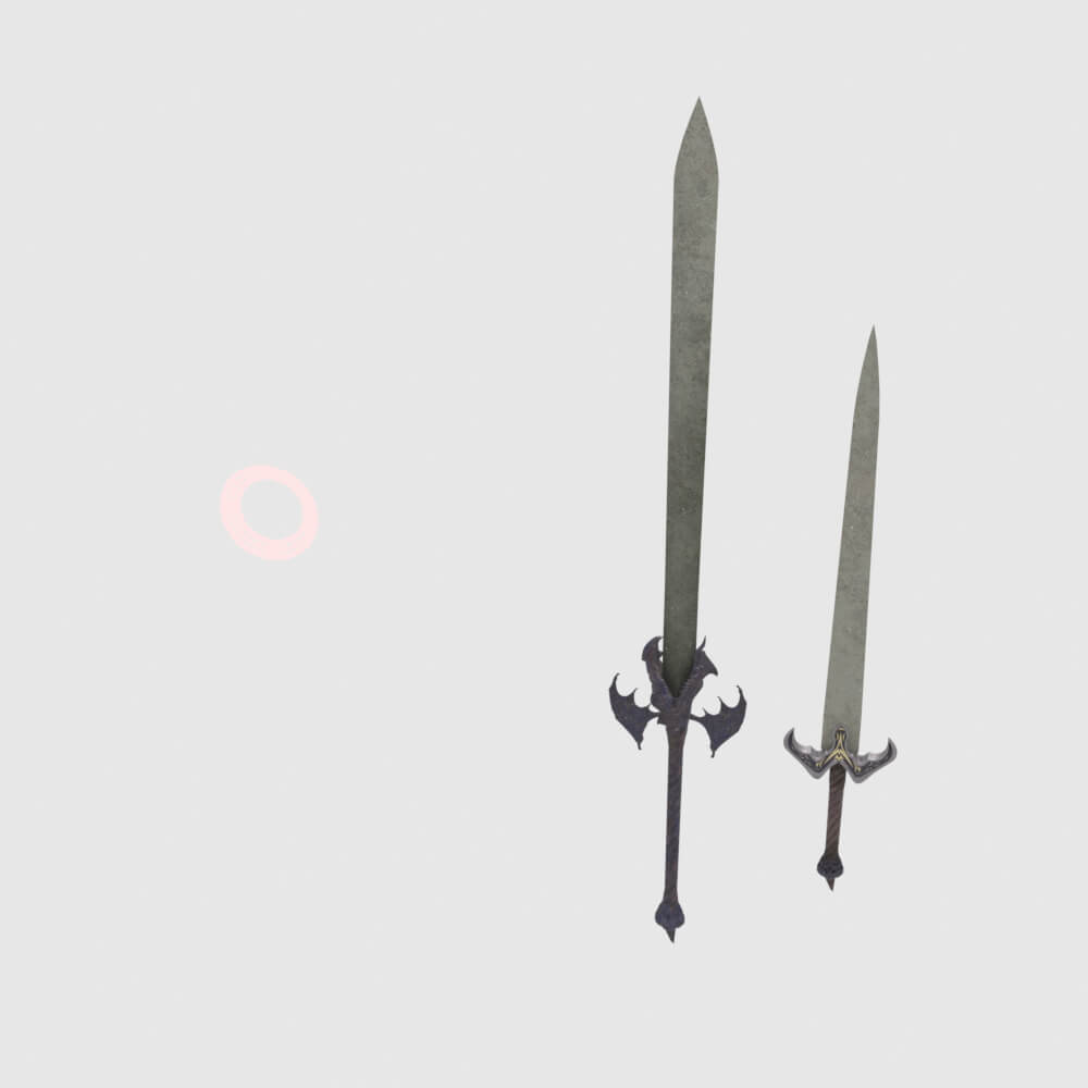 Dantes Devil Sword - Monster Hunter World 3D Model