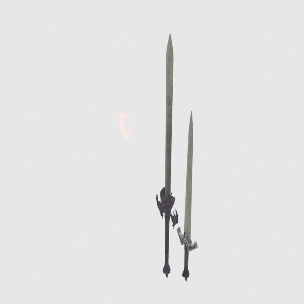 Dantes Devil Sword - Monster Hunter World 3D Model