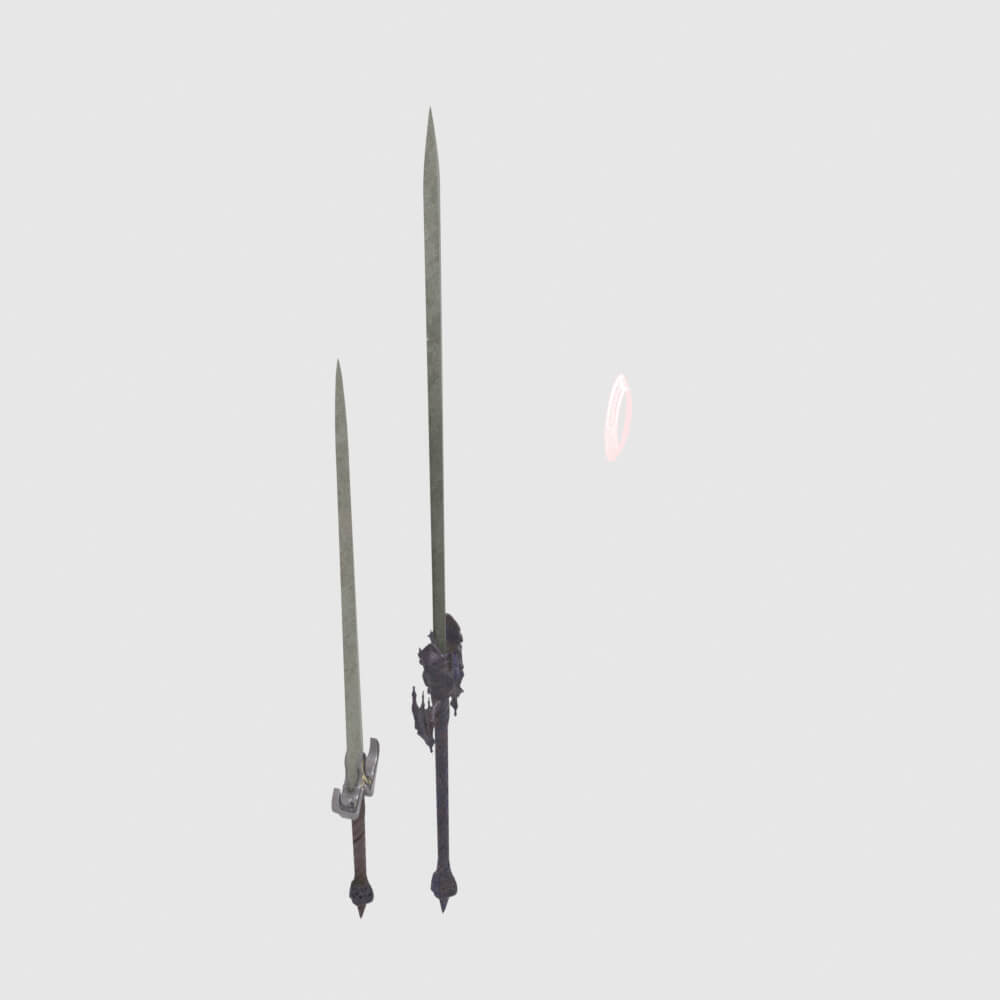 Dantes Devil Sword - Monster Hunter World 3D Model
