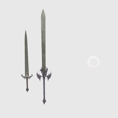 Dantes Devil Sword - Monster Hunter World 3D Model