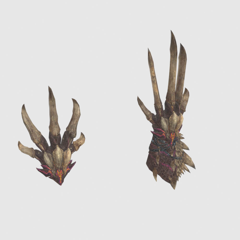 Decimation Claws - Monster Hunter World 3D Model