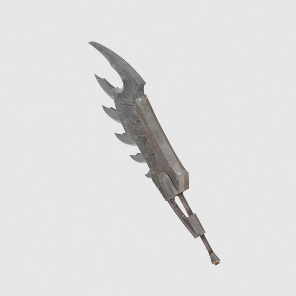 Defender Great Sword - Monster Hunter World 3D Model