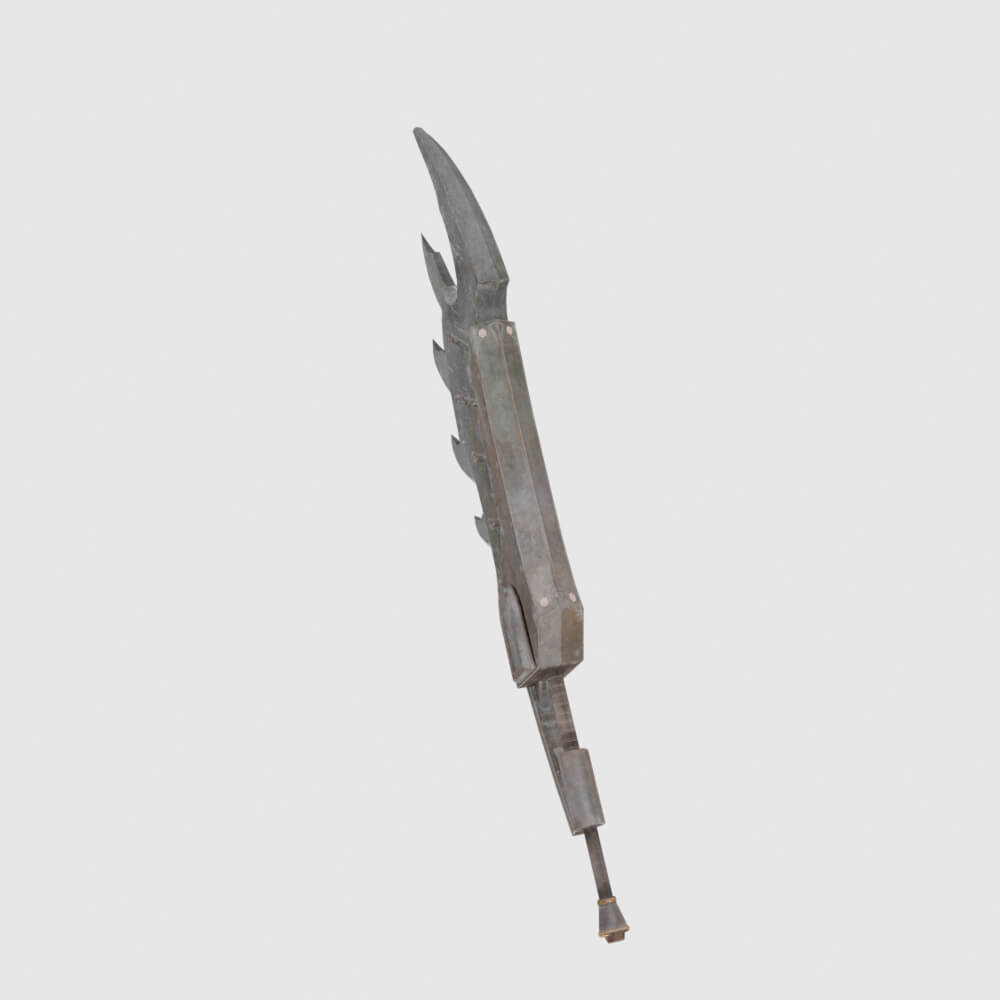 Defender Great Sword - Monster Hunter World 3D Model