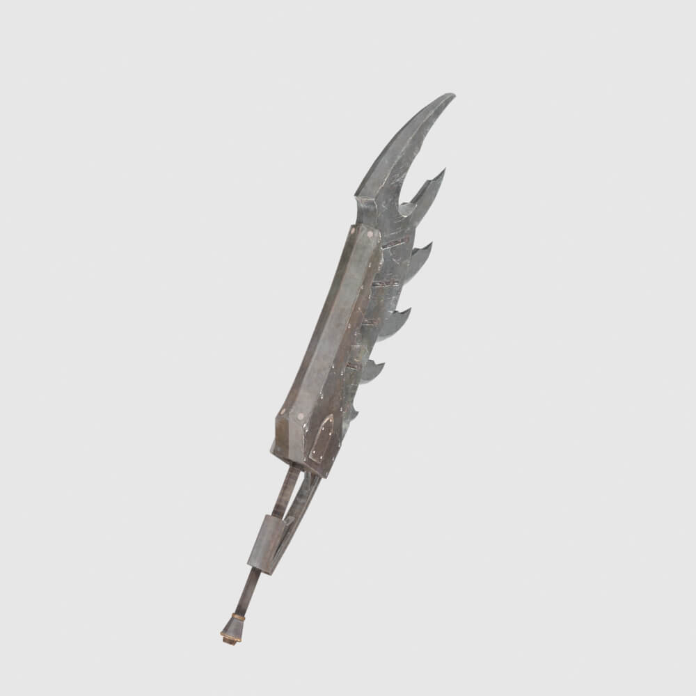Defender Great Sword - Monster Hunter World 3D Model