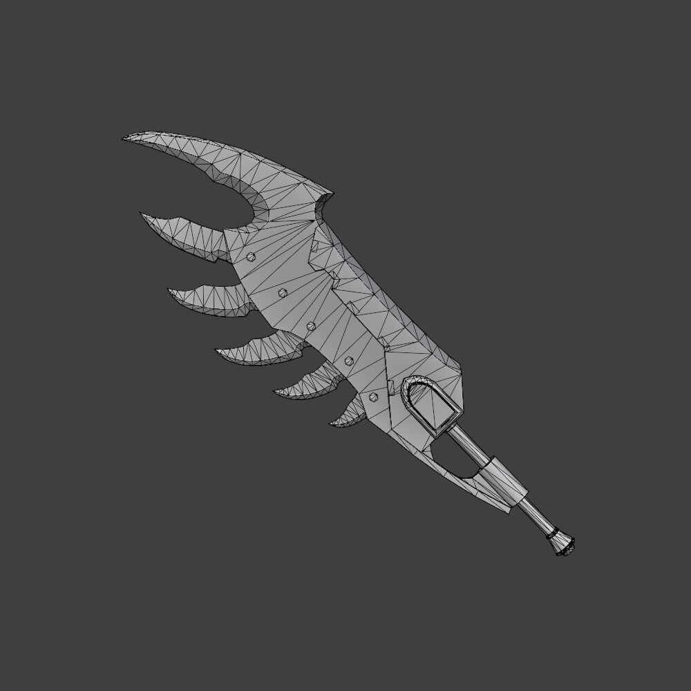 Defender Great Sword - Monster Hunter World 3D Model