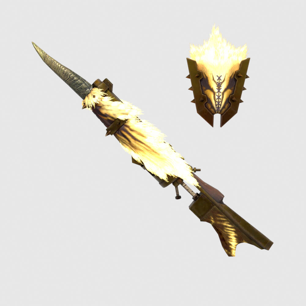 Demonlord Gunlance - Monster Hunter World 3D Model