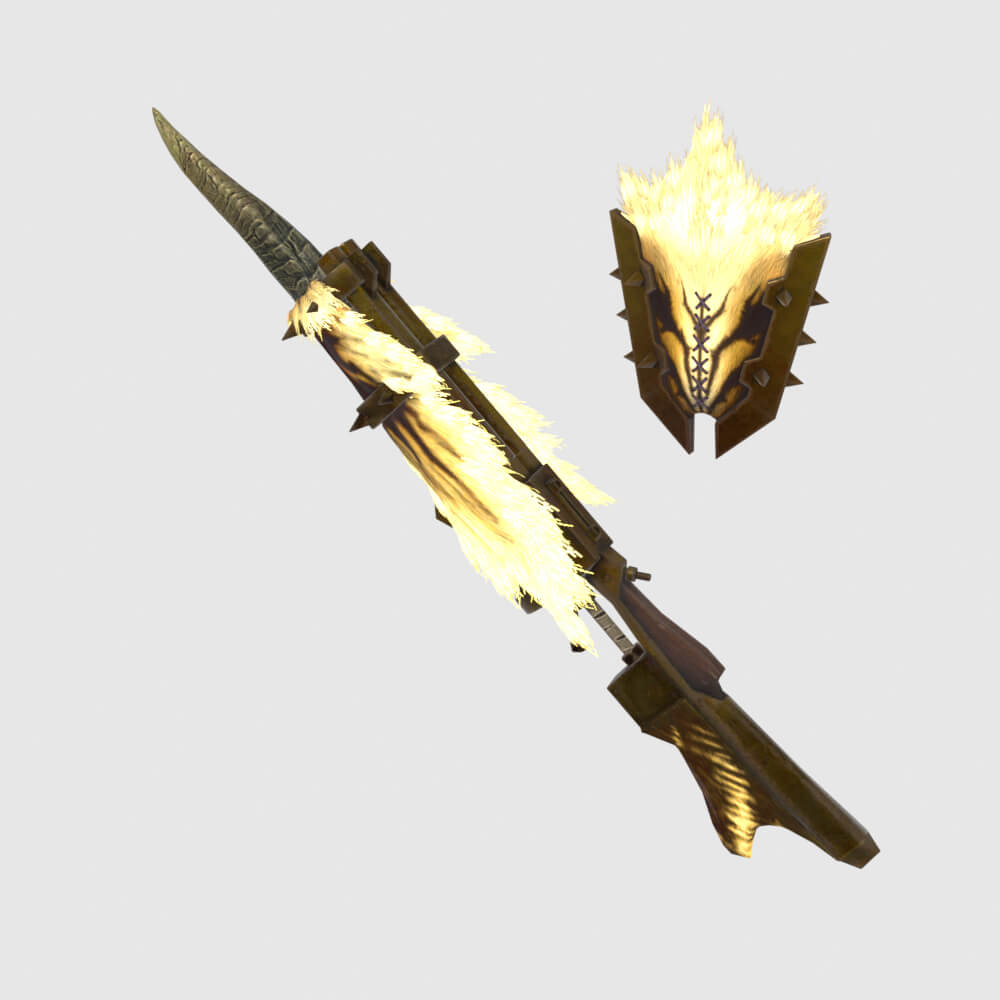 Demonlord Gunlance - Monster Hunter World 3D Model