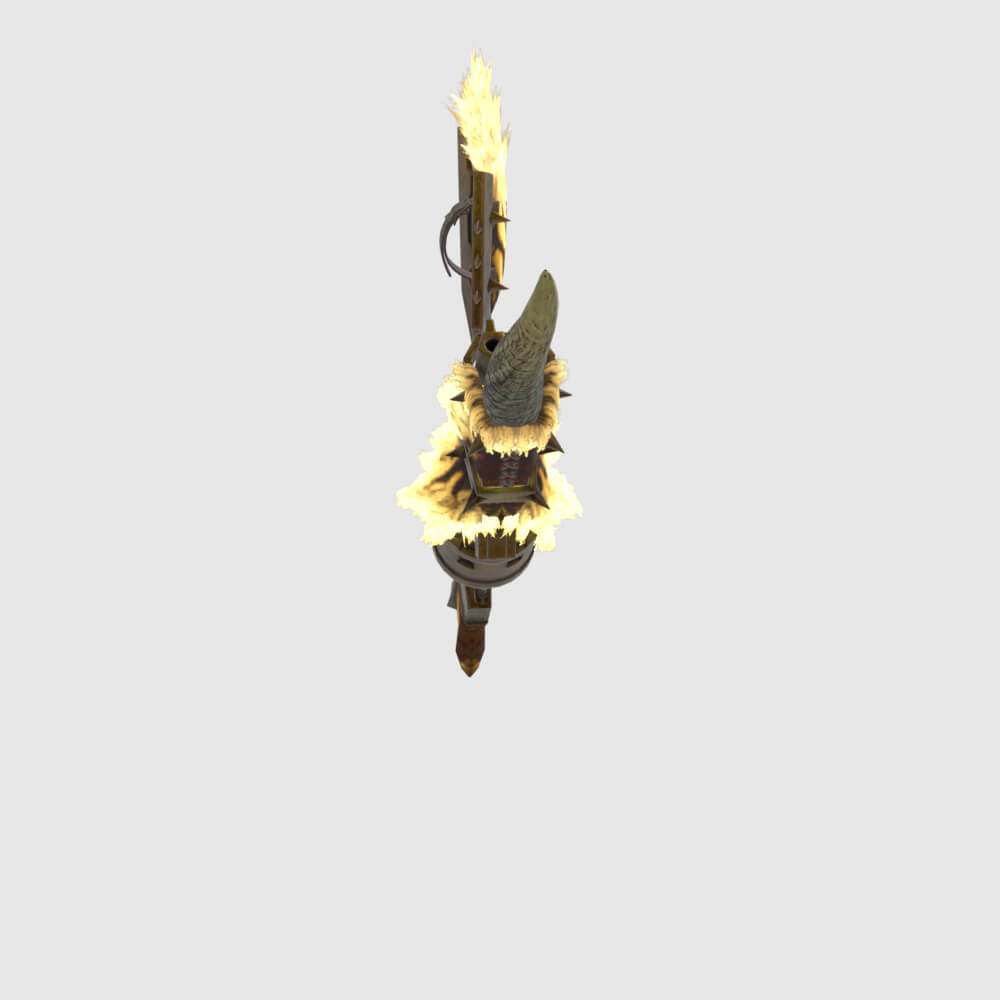 Demonlord Gunlance - Monster Hunter World 3D Model