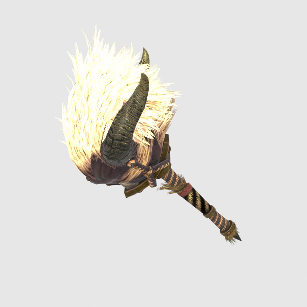 Demonlord Sledge - Monster Hunter World 3D Model