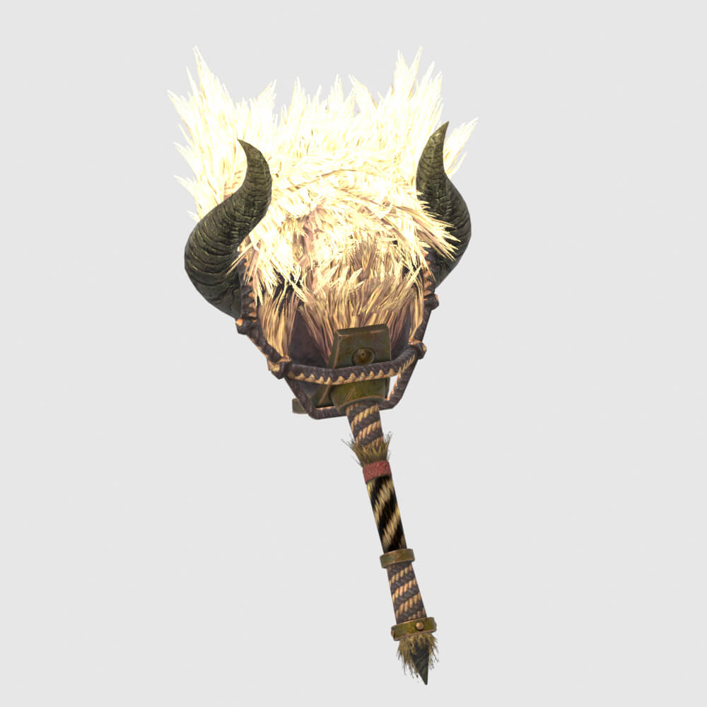 Demonlord Sledge - Monster Hunter World 3D Model