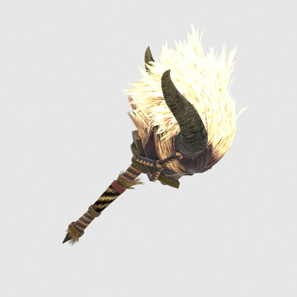 Demonlord Sledge - Monster Hunter World 3D Model