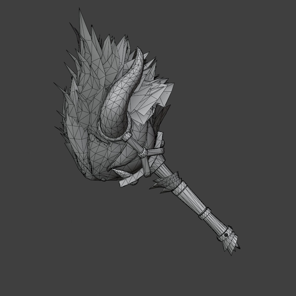 Demonlord Sledge - Monster Hunter World 3D Model