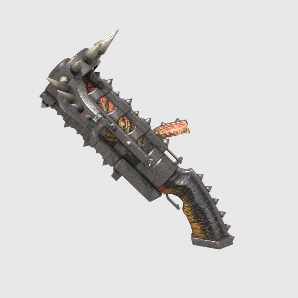Destructions Fusillade - Monster Hunter World 3D Model