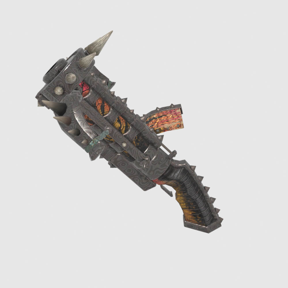 Destructions Fusillade - Monster Hunter World 3D Model