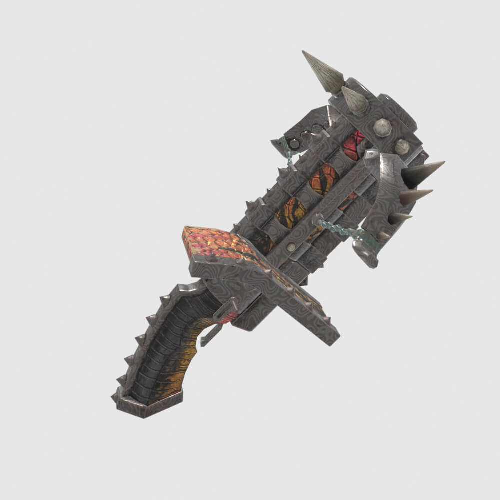 Destructions Fusillade - Monster Hunter World 3D Model